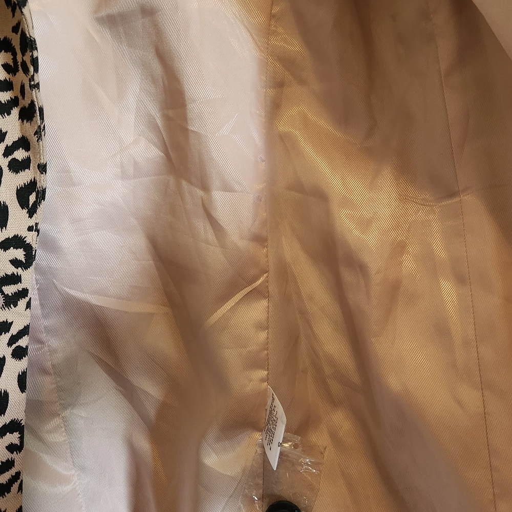 Entro Blazer Women's Leopard Print Animal Print Small - Picture 7 of 12